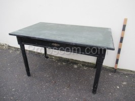 Wooden table with drawer