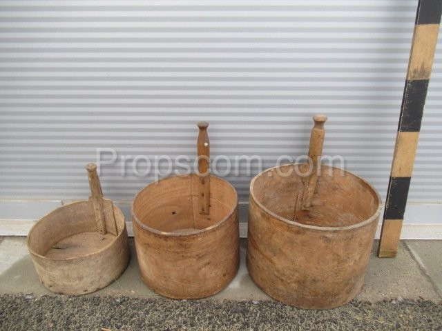 Wooden buckets