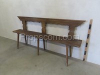 Wooden bench