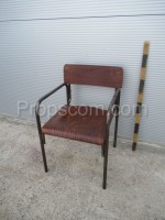 Armchair metal plywood