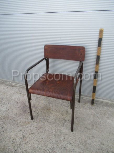 Armchair metal plywood