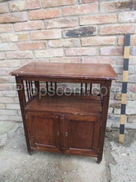 dark wooden chest of drawers