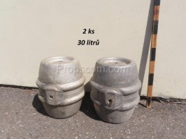 Aluminum barrels 30l
