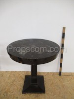 Wooden round table