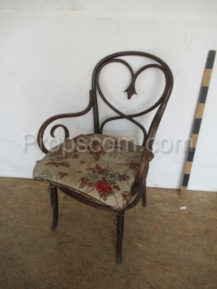 Upholstered armchair