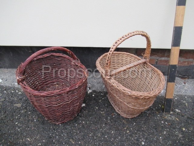 Wicker baskets collection