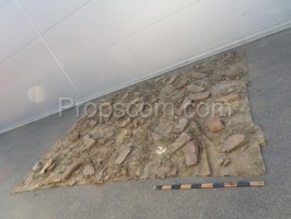 Rubble - carpet imitation of the surface