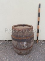 Barrel with forged hoops