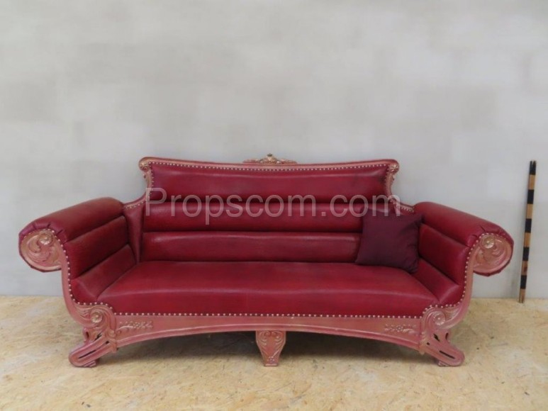 Gepolstertes Sofa