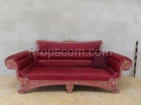 Gepolstertes Sofa