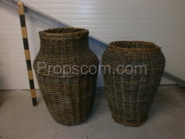 Large wicker containers