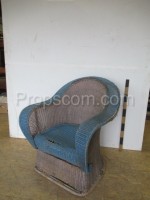 Wicker armchair