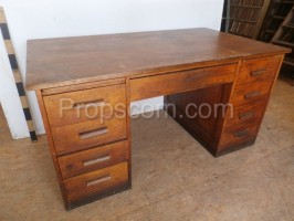 Dark wooden desk