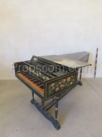 Painted harpsichord