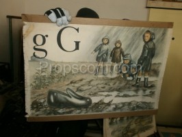 Školní plakát – Písmeno G