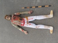 Dummies for action and war scenes