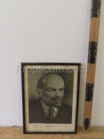 Glasiertes Foto von Wladimir Iljitsch Lenin