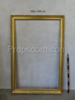 Golden picture frame