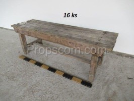 Wooden bench