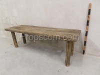 Wooden bench