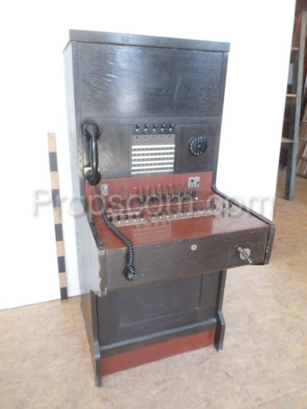 Telephone exchange counter