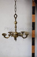Chandelier with candlesticks