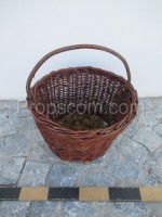 Wicker collection basket