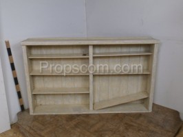 Wall wooden shelf
