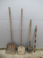 Shovels with a spade