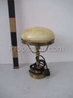 Brass marble table lamp