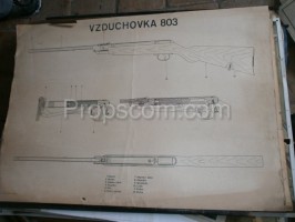 Schulplakat - Luftgewehr 803
