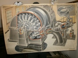 School poster - Water turbine