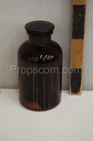 Bottle with ground glass