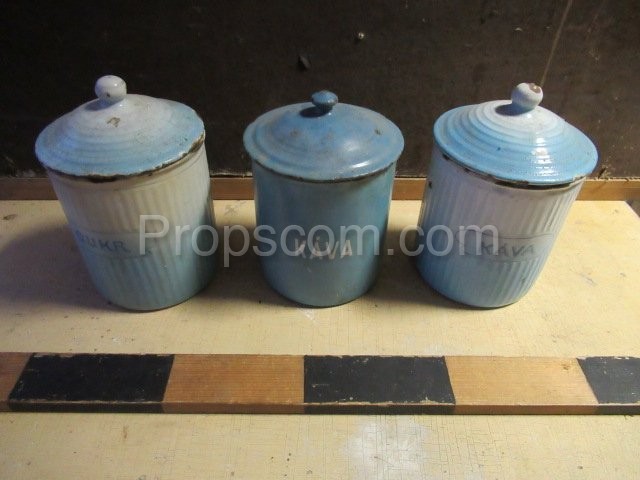 Enamel jars