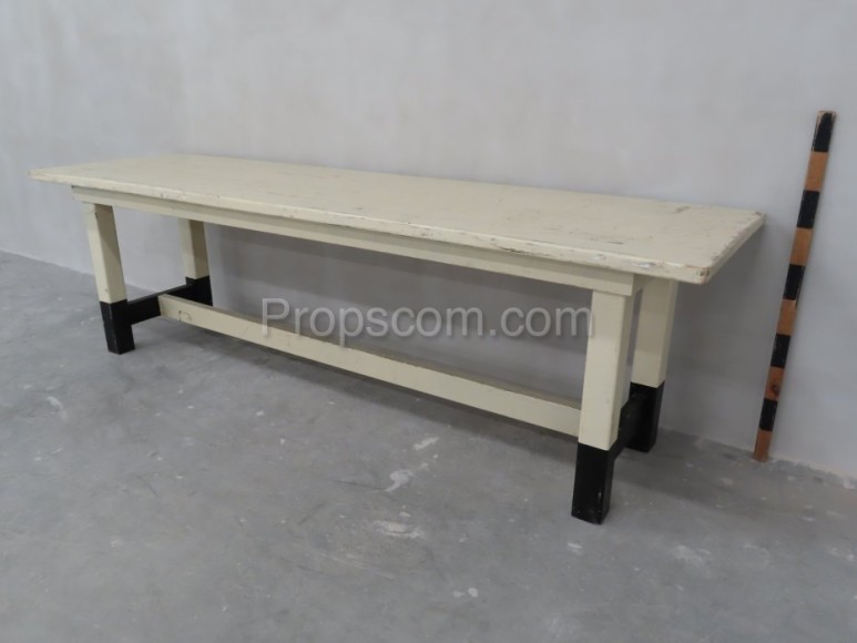 Wooden white-black tables