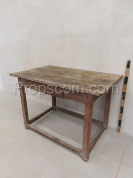 Wooden table with legs