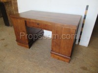 Dark wooden desk