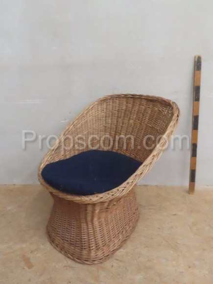 Wicker armchair