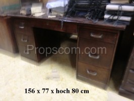 Dark wooden desk