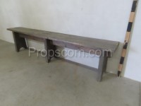 Wooden bench