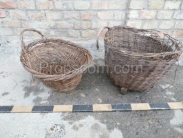 Wicker baskets collection