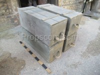 wooden military box for medical supplies