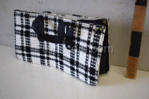 Black and white bag