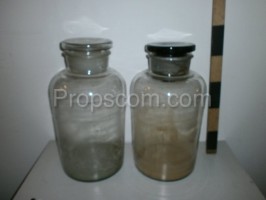 Large bottles with ground-glass joint