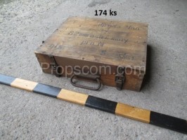Wooden military box - mines