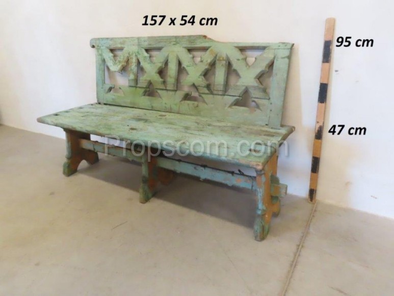 Wooden bench