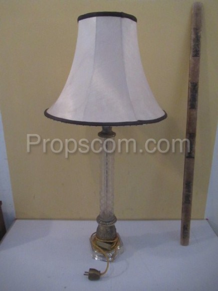 Lamp glass fabric white