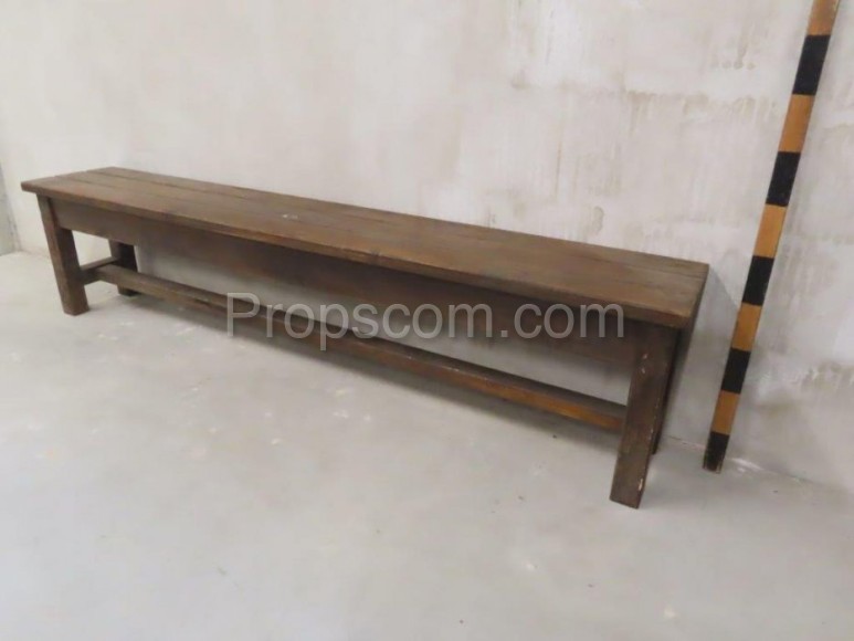 Wooden bench