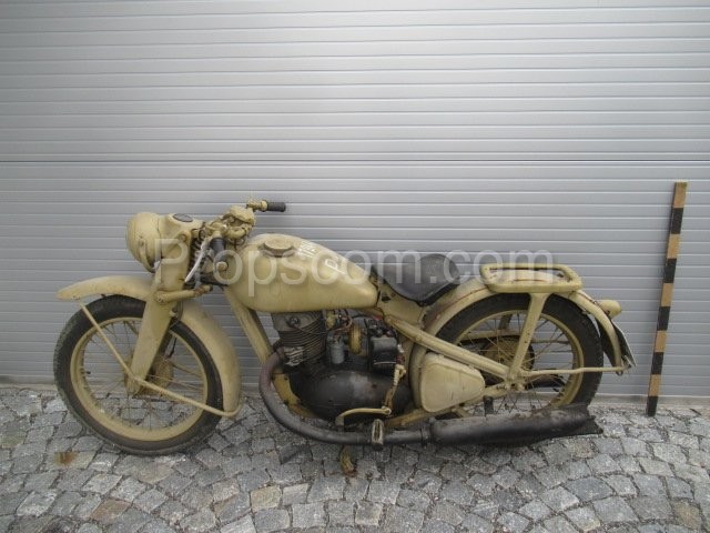 Motocykl  DKV 350 Wehrmacht