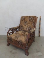 Upholstered armchair